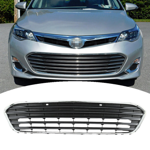 DURAFORCE Front Lower Chrome Mesh Grille Grill for Toyota Avalon 2013 2014 2015 XLE