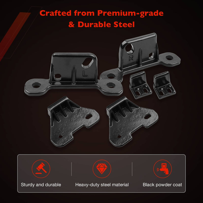 Hard Top Mounting Brackets Kit for 2018 24 Jeep Wrangler JL JLU 4Xe Gladiator JT
