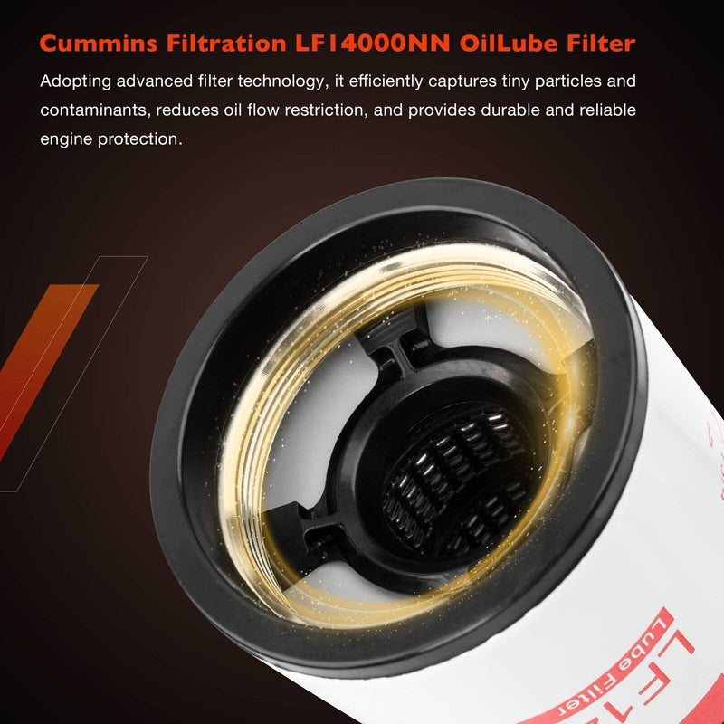 LF14000NN Oil Filters for Cummins Diesel Engines LF9080 LF9001 4367100 2 Pack