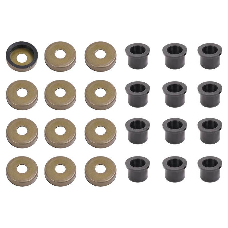 Front A Arm Bushing and Dust Cover Kit for Yamaha Banshee 350 YFZ350 Black Gold