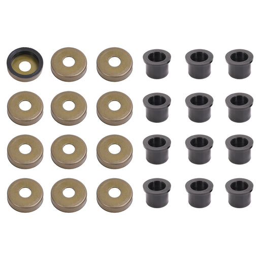 DURAFORCE Front A Arm Bushing and Dust Cover Kit for Yamaha Banshee 350 YFZ350 Black Gold