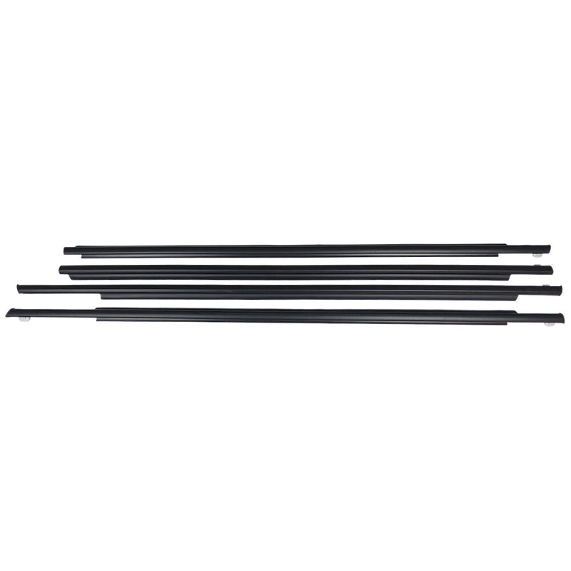 Front Rear Door Belt Moulding Weatherstrips for Toyota Prius 2004 2009