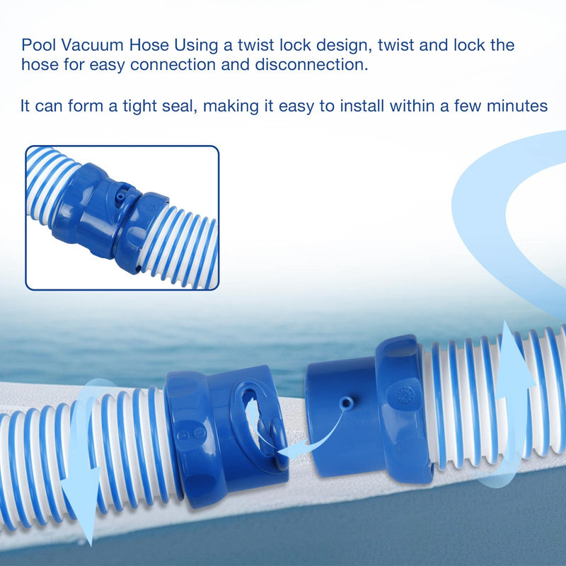 R0527700 39 Pool Cleaner Twist Lock Hose for Zodiac Baracuda MX6 MX8 X7 T5 7Pcs