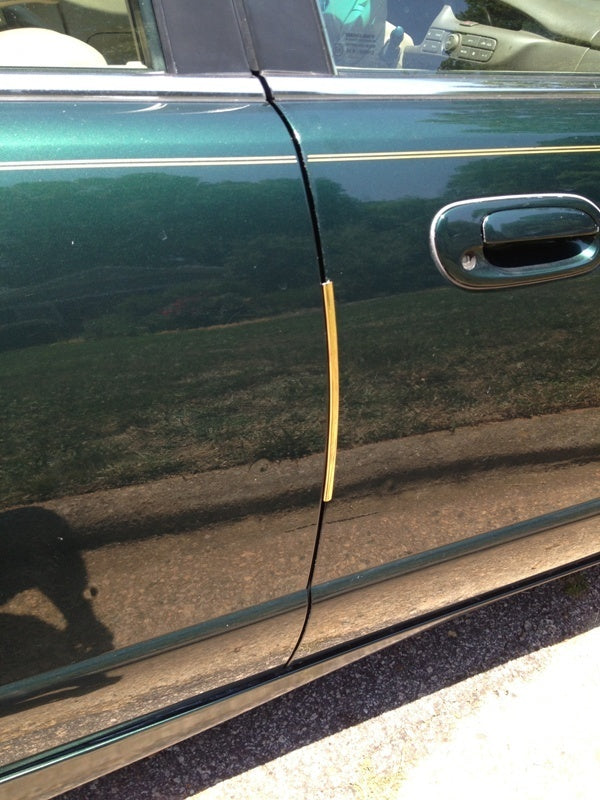 8 Inch Gold Door Edge Guard Trim Molding Protectors Low Profile No Paint Chips
