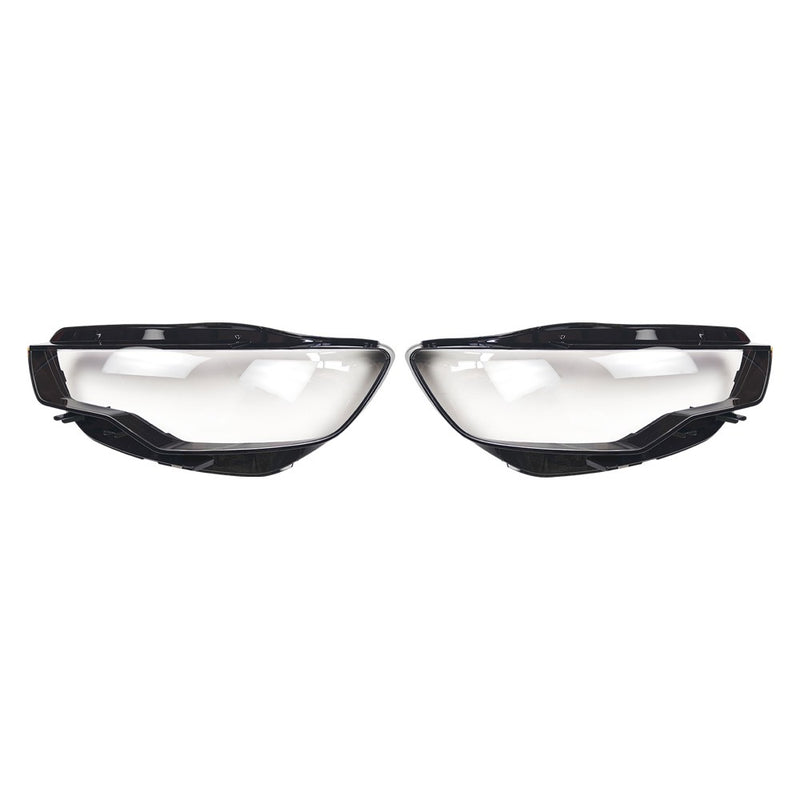 Clear Headlight Headlamp Lens Covers Left and Right for Audi A6 C7 2011 2015