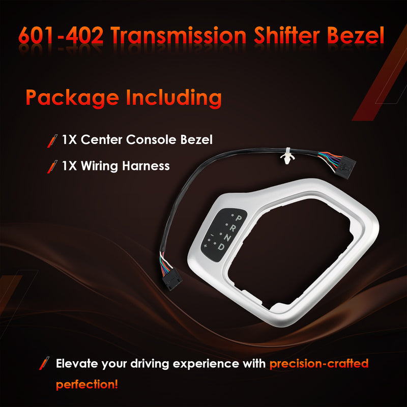 Transmission Gear Shifter Bezel with Harness for Jeep 2014 2018 Cherokee KL