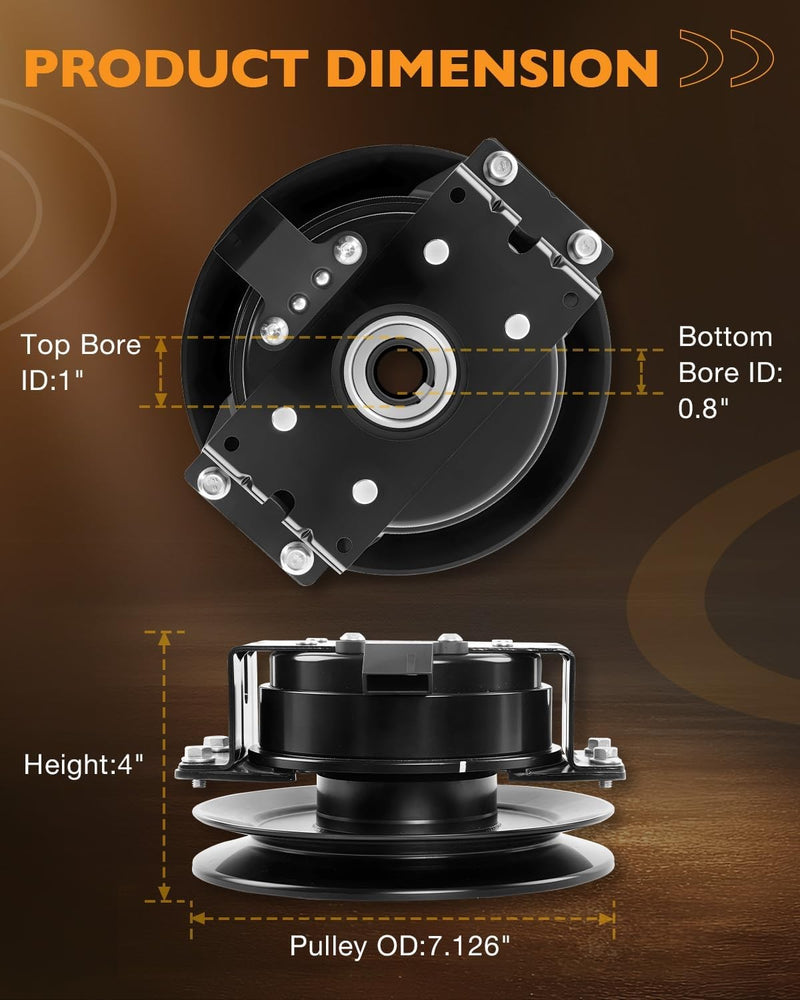 59118500 Electric PTO Clutch for Gravely ZT HD 44 48 52 60 Ariens Ogura 05118900