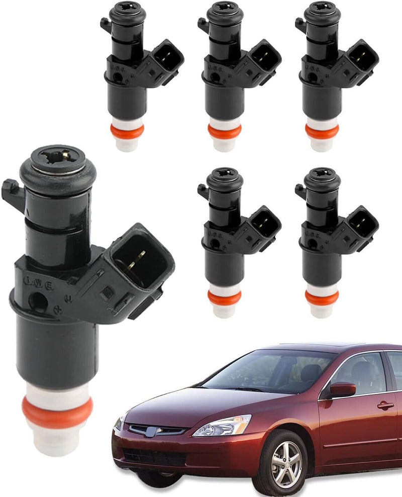 16450-RCA-A01 Fuel Injectors for 2003-13 Honda Accord Odyssey Acura 3.0-3.2L 6PK