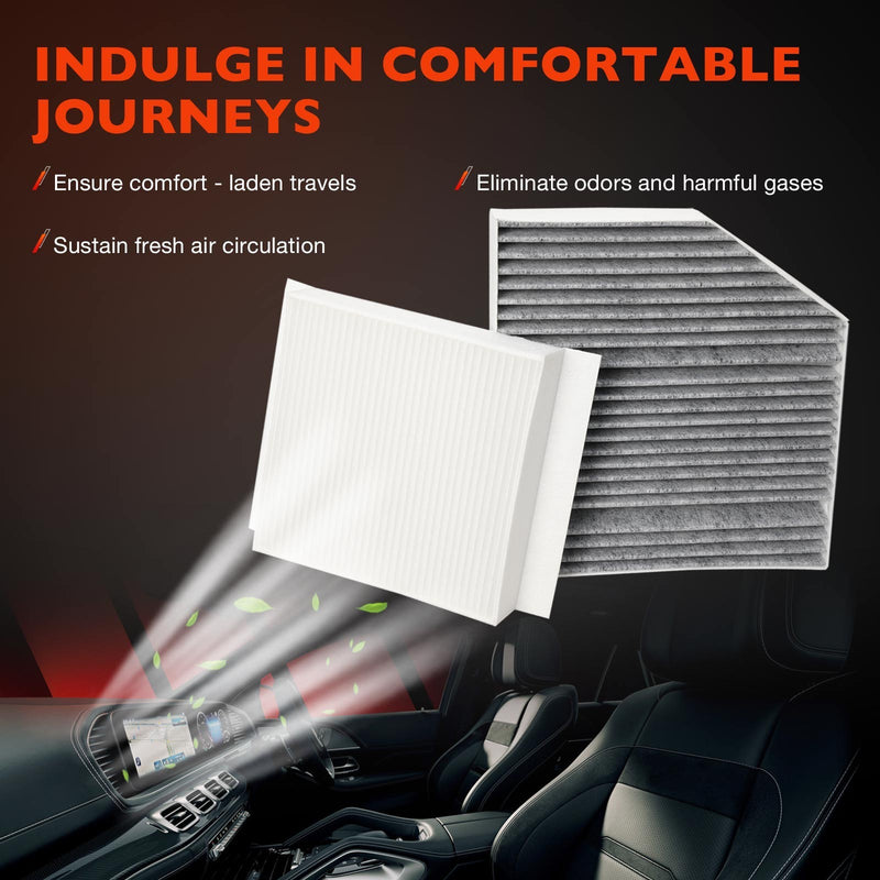 Cabin Air Filter Kit For Mercedes Benz GLE350 GLE450 GLE580 GLE53 GLS450 GLS580