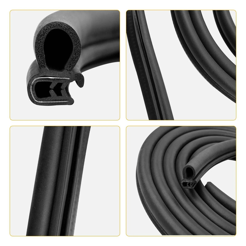 Door Rubber Weatherstrip Seal for Peterbilt 359 370 377 379 380 86 07 13.5 Ft 2X