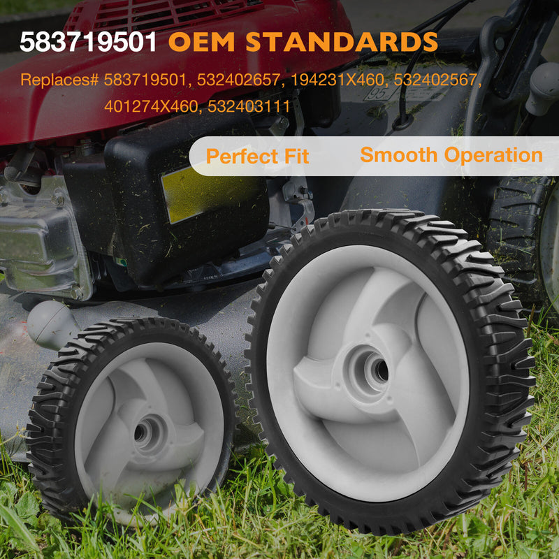 8in Lawn Mower Wheel Front Drive for Craftsman 583719501 194231X427 917376080