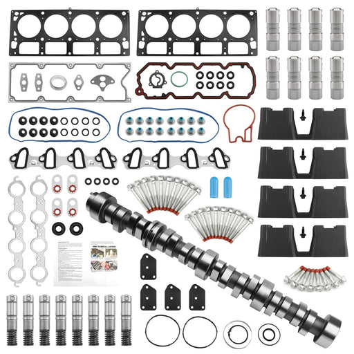 DURAFORCE Lifters Camshaft Head Gasket Bolt Set for Chevy Silverado GMC Sierra 5.3L 07-13