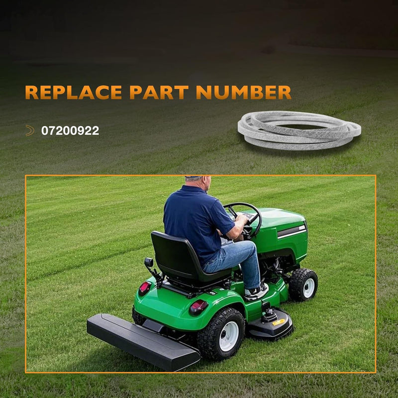 07200922 Deck Belt for Gravely ZT XL Ariens Ikon Zero Turn 167 by 1 2 Inch