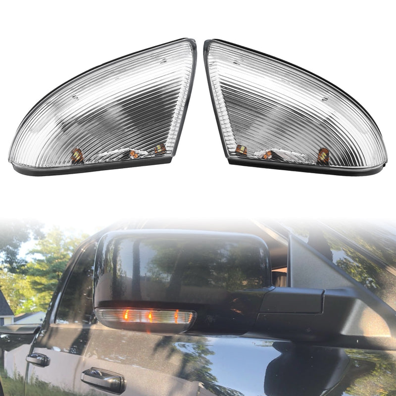 LED Mirror Turn Signal Puddle Lamps for 2009 2018 Dodge Ram 1500 2500 2Pcs