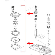 DURAFORCE Water Pump Repair Kit for Mercury Mariner 25 50 HP Outboard 821354A04 18 4531
