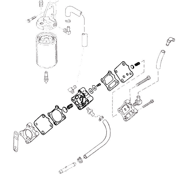 14360T77 14360A69 Fuel Pump Assembly for Mercury Outboard 200 225 HP DFI DTS