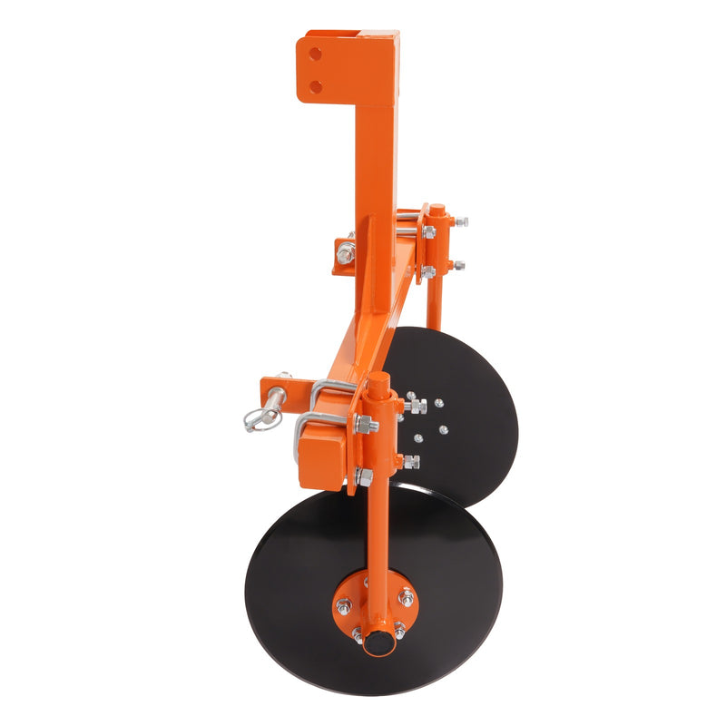 DURAFORCE Fits Cat 1 Tractors, Steel 3 Point 48" Adjustable Disc Bedder Disc Harrow