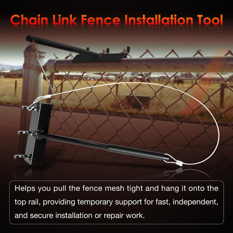 Chain Link Fence Heavy Duty Top Rail Fabric Hanging Tool with Hook Rail Bracket