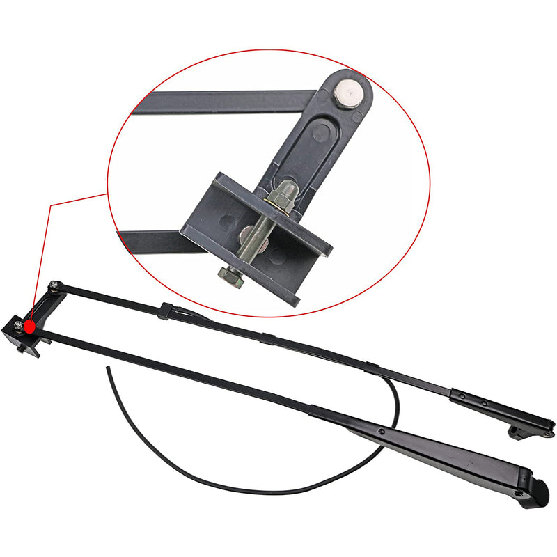 Windshield Wiper Arm and Blade 7251263 7251264 for Bobcat S570 S590 S595 S630 S650