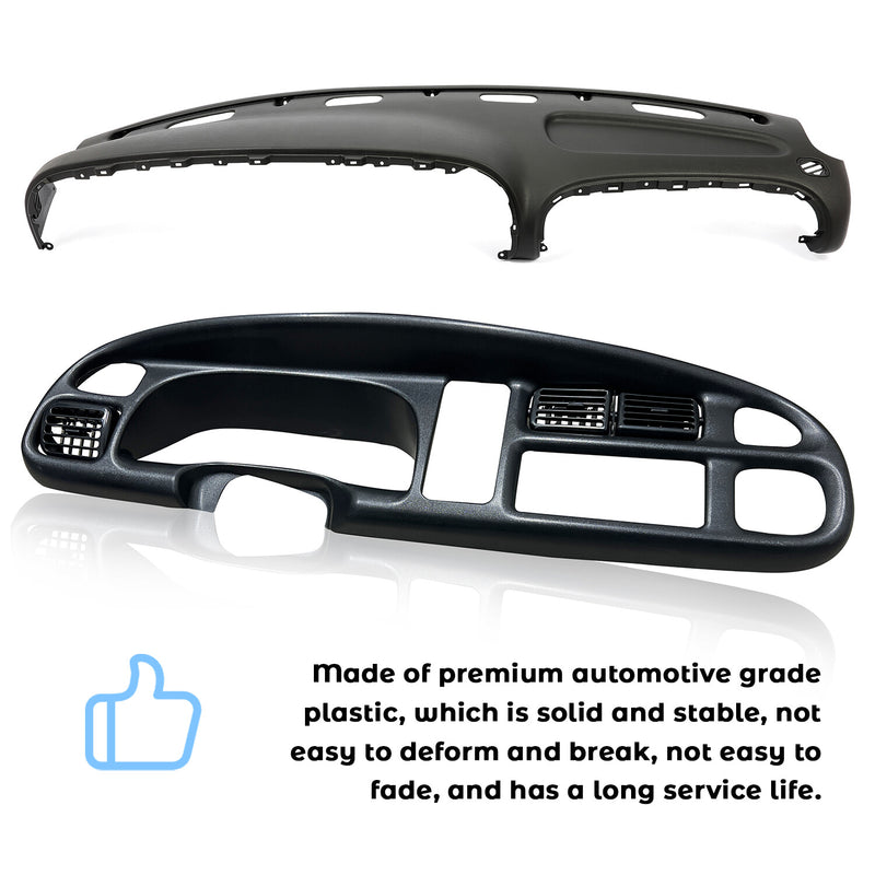 Dash Instrument Panel Pad Replacement Vent for 1998-2002 Dodge Ram 1500 2500 3500