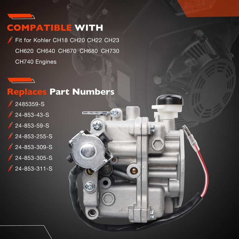 2485359S 2485343S Carburetor Kit For Kohler CH640 CH740 CH22 CH23 CH620 CH680