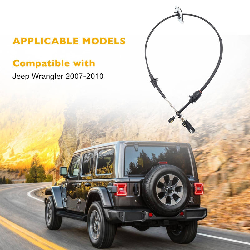 52060164AB Automatic Transmission Gear Shift Cable for Jeep Wrangler JK 2007 10