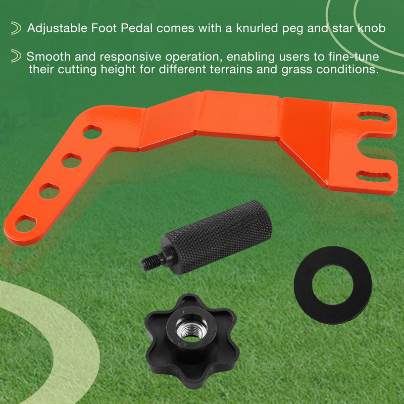Adjustable Steering Arm Foot Pedal Assist Handle Kit For Bad Boy ZT MZ Mower