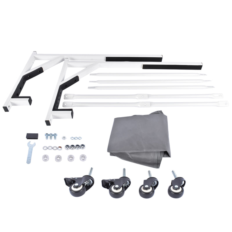 DURAFORCE White HARDTOP STORAGE CART+COVER Hard Tops for Chevrolet Corvette Mercedes-Benz