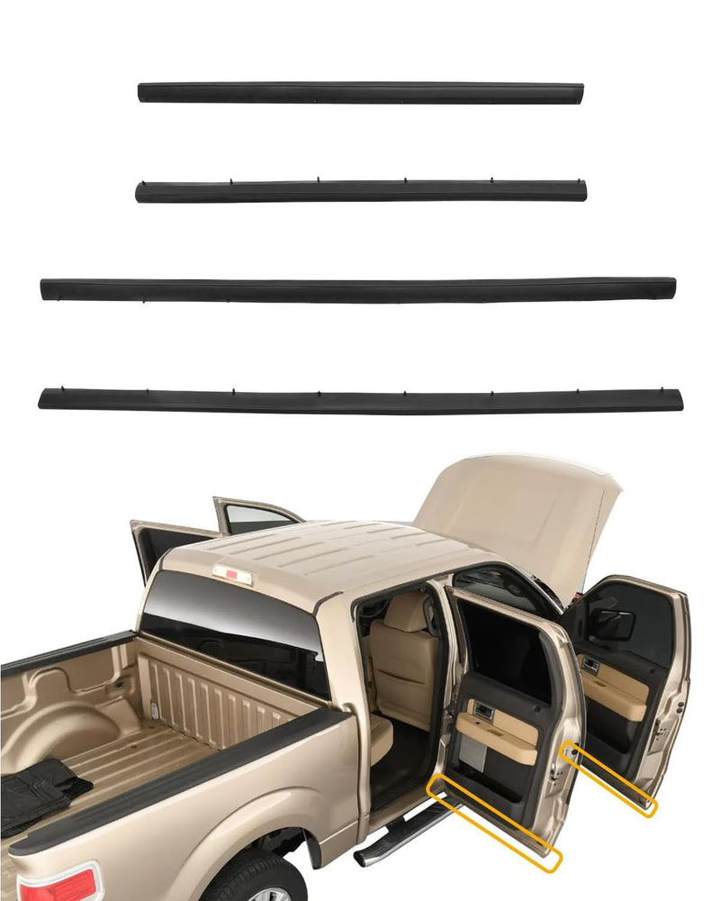 Door Lower Weatherstrip Seal for Ford F250 F350 F450 F550 Super Duty 1999 16 4x