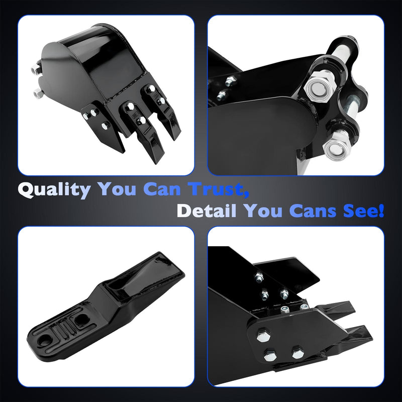 200mm Narrow Digging Bucket Attachment For 0.8 To 3.0 Tons Mini Excavator