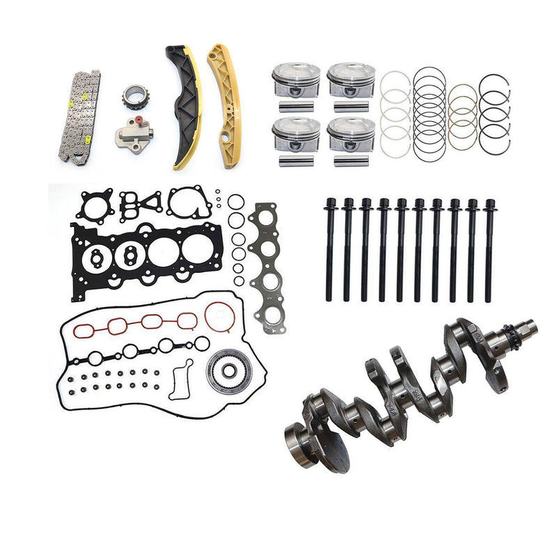 Engine Rebuild Kit Piston Gasket Bolt Timing Kit Crankshaft for Hyundai for Kia