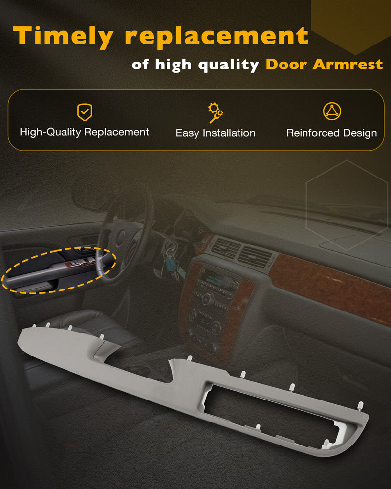 Driver Armrest Repair Kit for Chevy Silverado GMC Sierra 1500 2500 3500 HD 10 14