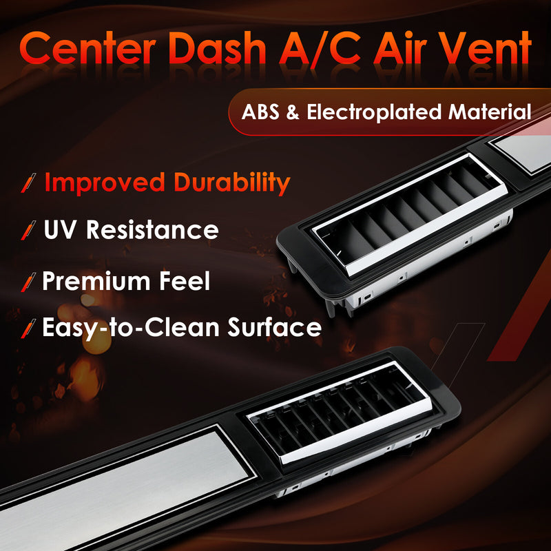 DP2560 Center Dash AC Air Vent Trim Plate For Chevy GMC Truck 1973-1980 3979751