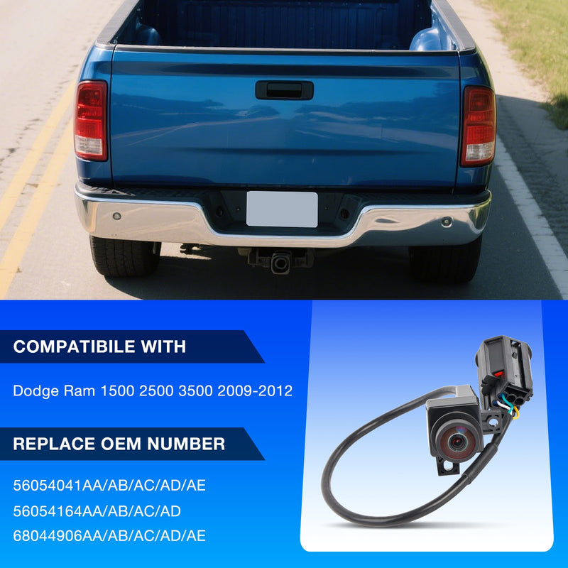 Rear View Backup Tailgate Camera For Dodge Ram 1500 2500 3500 2009 2012 EXV