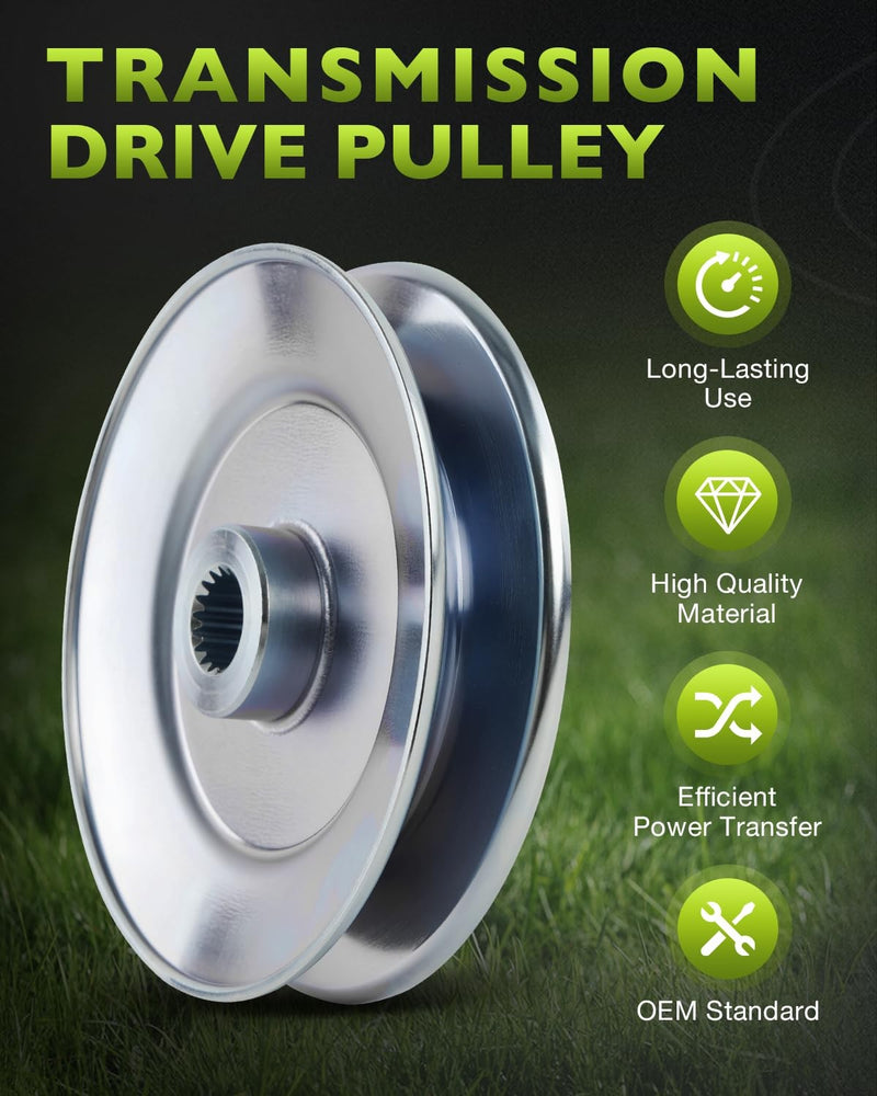 1A646025810 Transmission Drive Pulley 4.25 OD for Tuff Torq K46 K57 Husqvarna