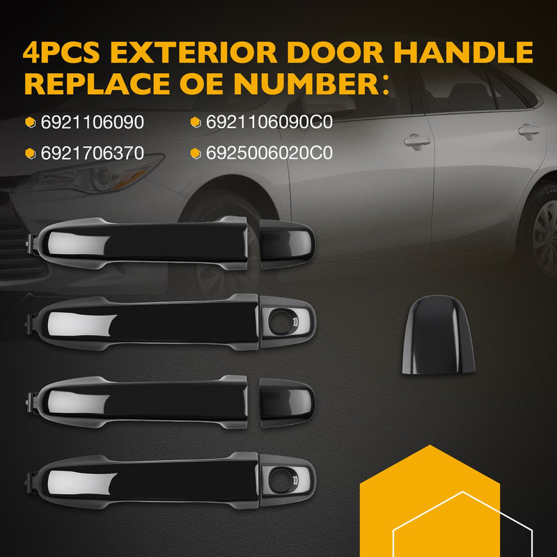 Exterior Door Handle For Toyota Camry 2012 2017 Front Rear 4 Pack