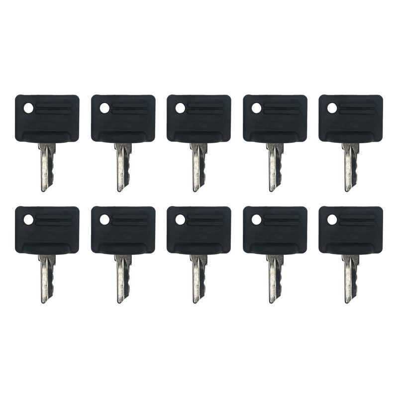 DURAFORCE 107151-001 089216-001 Ignition Key for Crown Forklift Walkie Wave PE3000 10 Pack