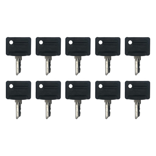 DURAFORCE 107151-001 089216-001 Ignition Key for Crown Forklift Walkie Wave PE3000 10 Pack