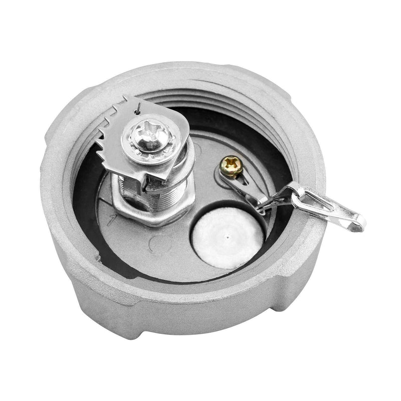 2 3/8 Locking Diesel Fuel Cap for 02 and Up Freightliner M2 Small Semi Box Trucks