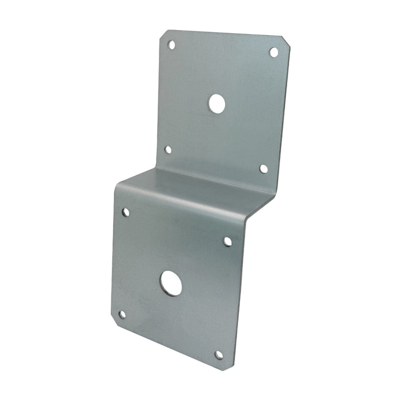 Galvanized Deck Joist Tie Plate Z Bracket for 2x4 Cross Joist and 4x4 Post 6 Pack