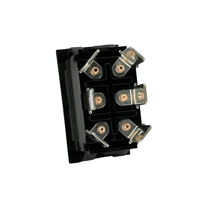 DURAFORCE Momentary Reverse Polarity Rocker Switch 20A 12V DC On Off DPDT 6 Pin 2 Pack