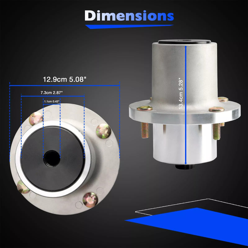 125981 Deck Spindle for Hustler Fastrak Raptor SDX SD 48 54 60 Inch 605380 3 Pc