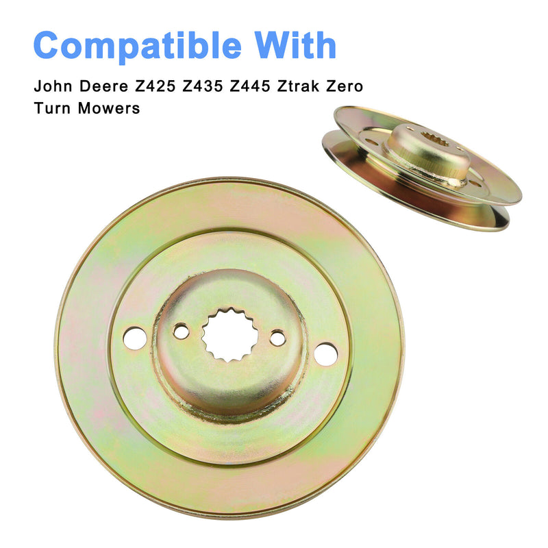 M163464 Deck Spindle Pulley for John Deere Z425 Z435 Z445 EZtrak Zero Turn Mower