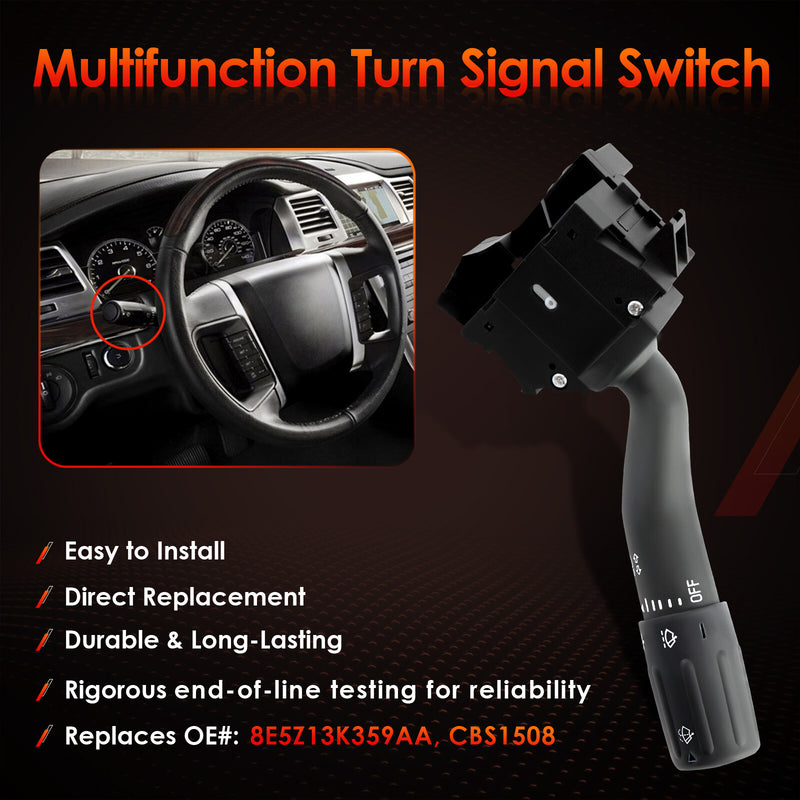 Turn Signal Windshield Wiper Switch for Ford Fusion Taurus Lincoln Mercury 05 12