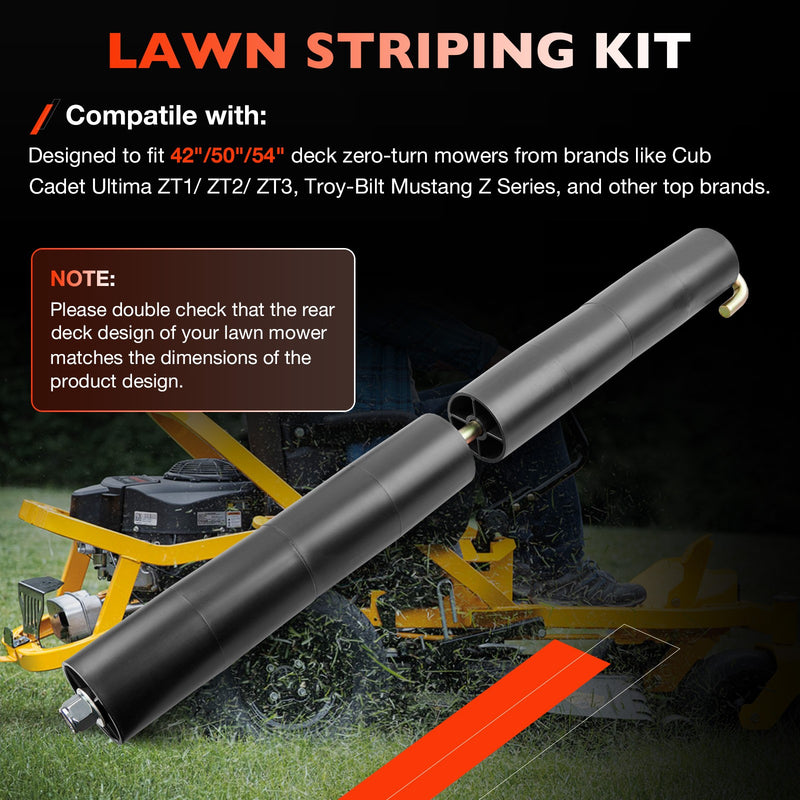 19A70060 Lawn Striping Kit For Cub Cadet ZT1 Ultima Zero Turn Fits 42 50 54 Inch