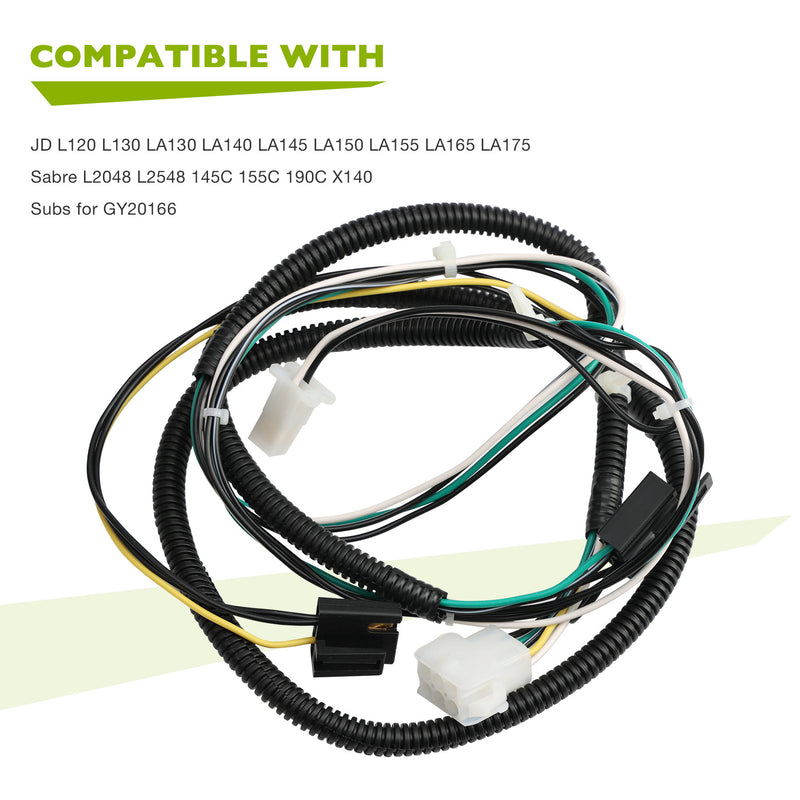 GY21127 Rear PTO Clutch Wire Harness For John Deere L120/130 LA130/140 GY20166