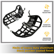 DURAFORCE For Kawasaki KFX700 KFX 700 Nerf Bars Pro Peg Heel Guards W/ Nets Side Step Bars