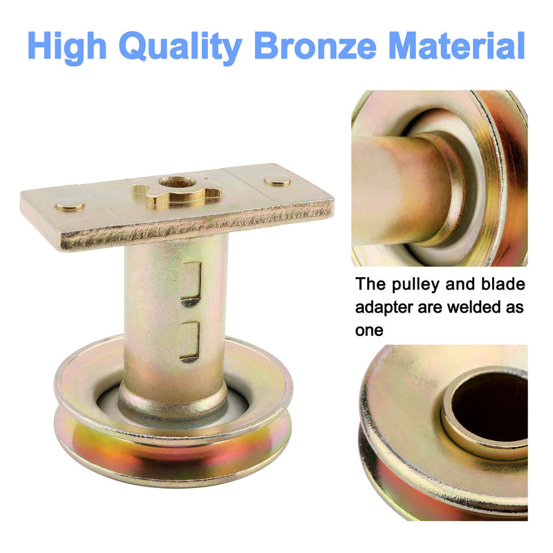 68702528 Lawn Mower Blade Adapter With Pulley For MTD Gold Pro Yardman Troybilt