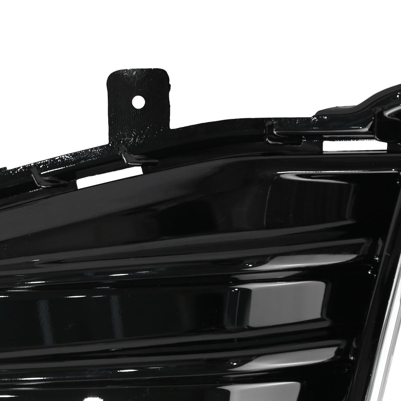 DURAFORCE 2Pcs Fog Light Cover For 2019-2024 Ford Edge Front Bumper Chrome Trim w/Bezel