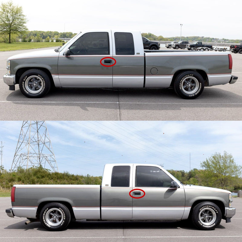 Exterior Interior Door Handles for 1988 2000 Chevy C K 1500 2500 3500 Suburban